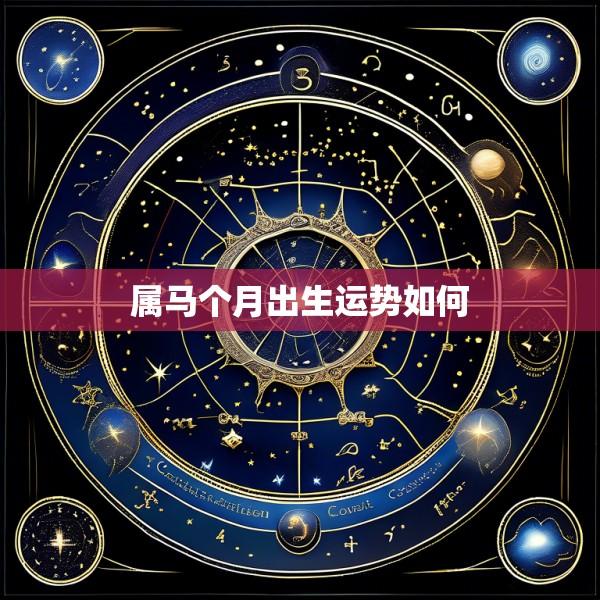 属马个月出生运势如何