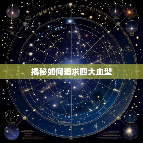 揭秘如何追求四大血型