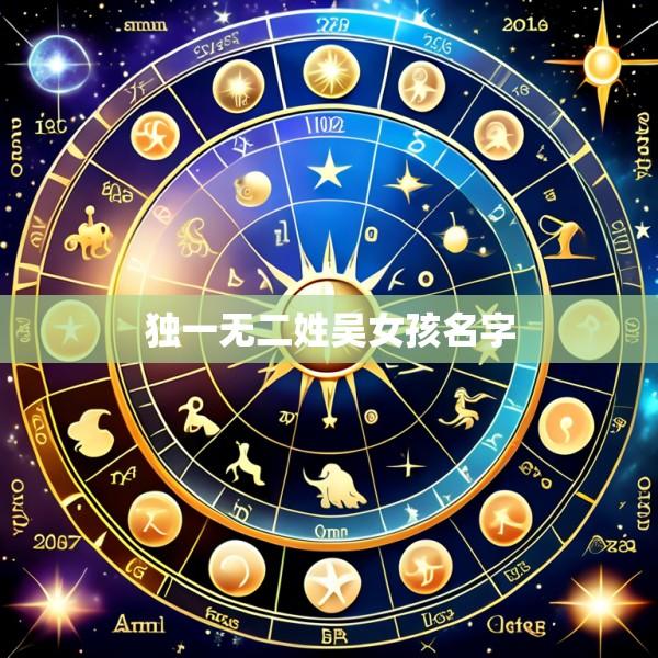 独一无二姓吴女孩名字