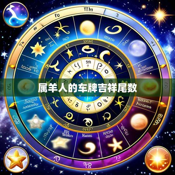 属羊人的车牌吉祥尾数
