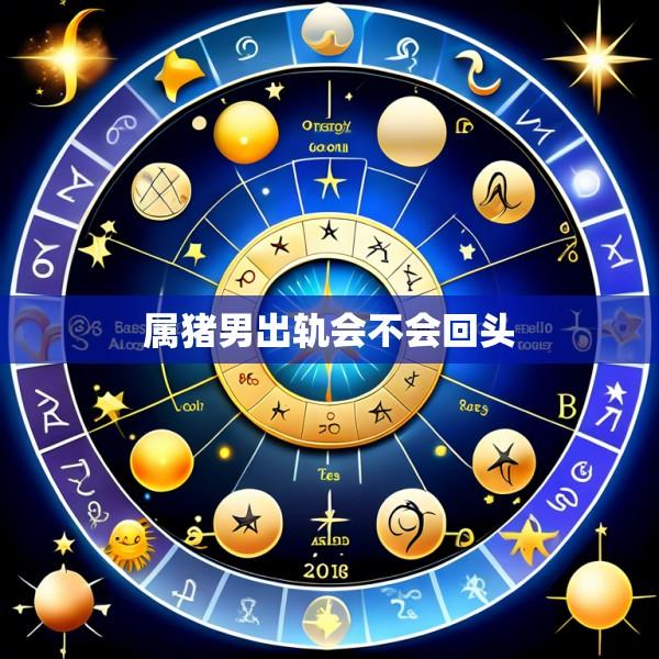 属猪男出轨会不会回头