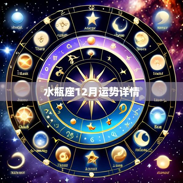 水瓶座12月运势详情