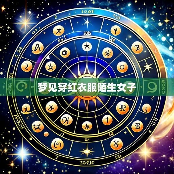 梦见穿红衣服陌生女子