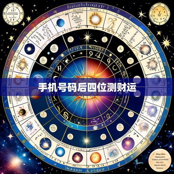 手机号码后四位测财运