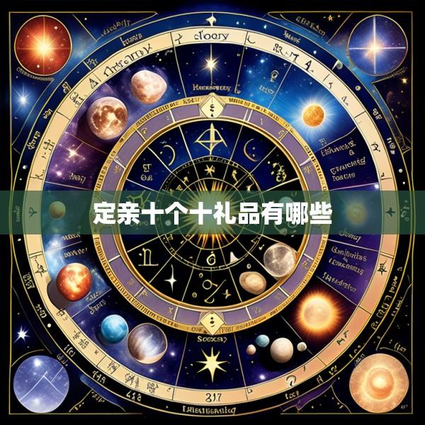 定亲十个十礼品有哪些