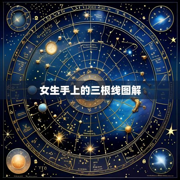 女生手上的三根线图解