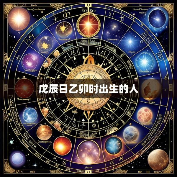 戊辰日乙卯时出生的人