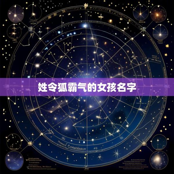 姓令狐霸气的女孩名字