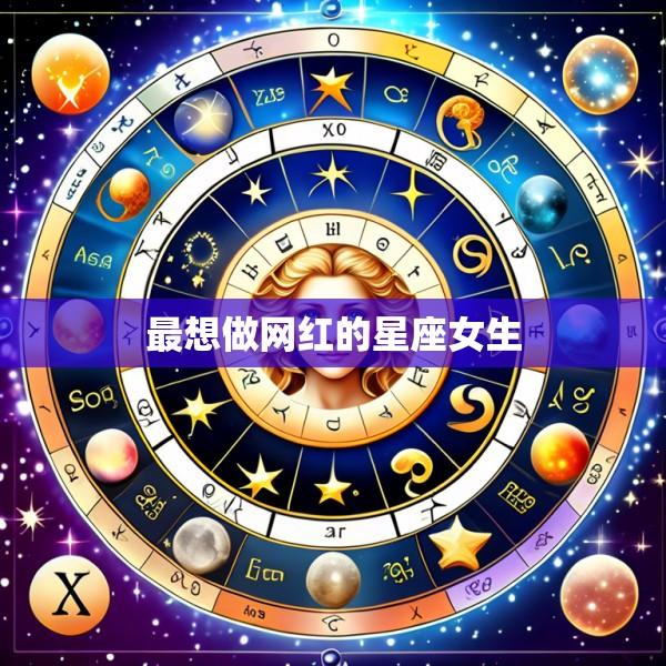 最想做网红的星座女生