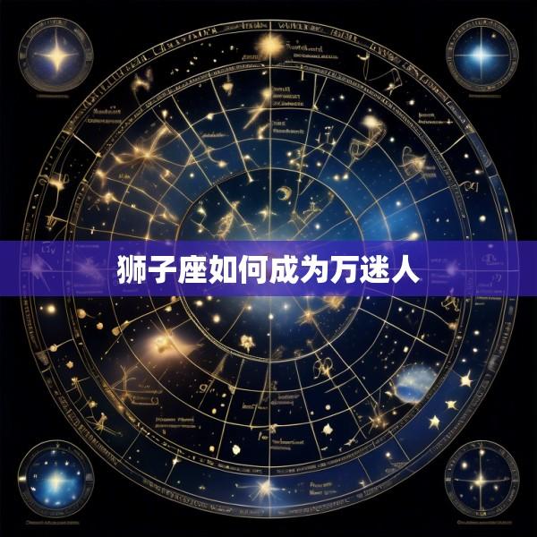 狮子座如何成为万迷人