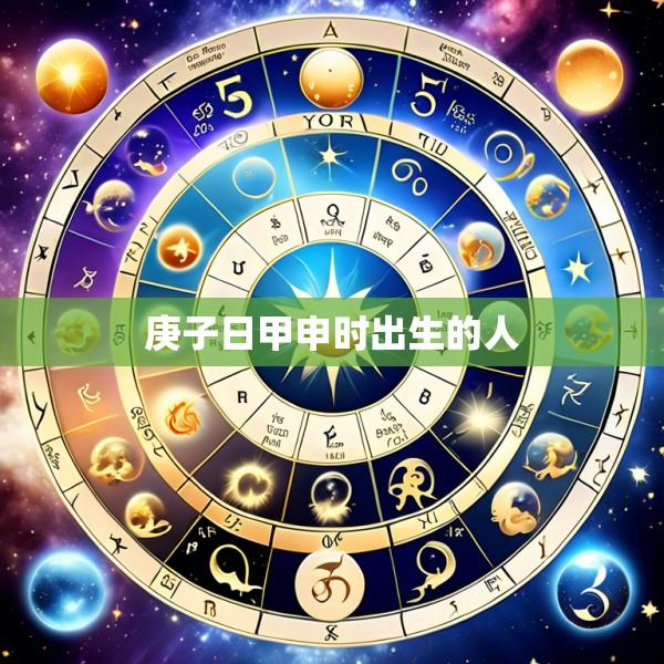 庚子日甲申时出生的人