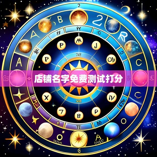 店铺名字免费测试打分