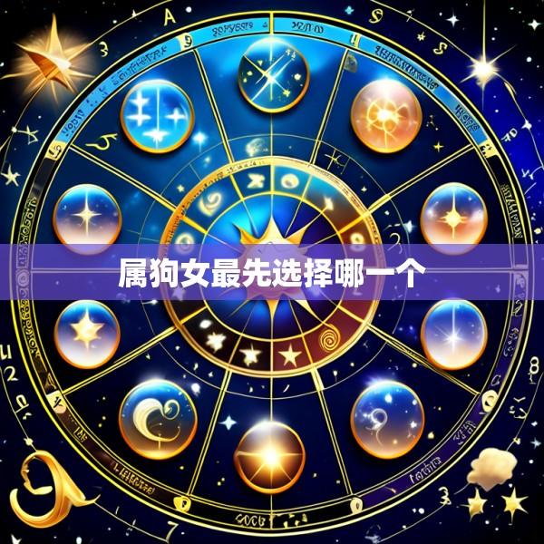 属狗女最先选择哪一个