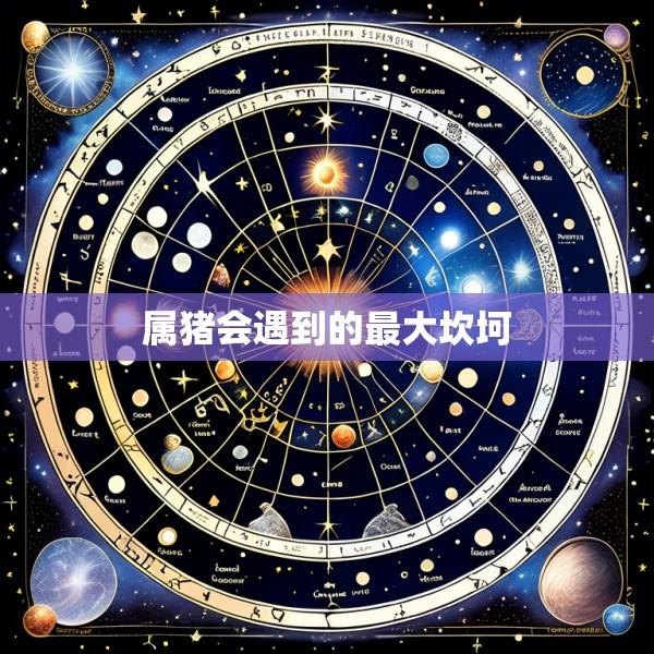 属猪会遇到的最大坎坷