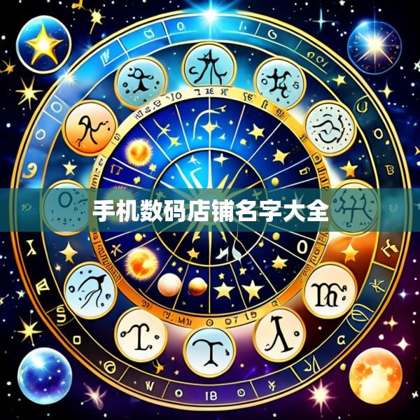 手机数码店铺名字大全