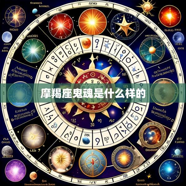 摩羯座鬼魂是什么样的
