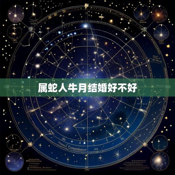 属蛇人牛月结婚好不好