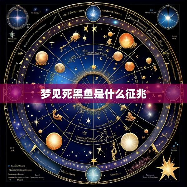 梦见死黑鱼是什么征兆