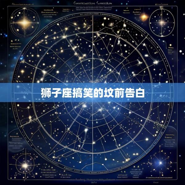 狮子座搞笑的坟前告白