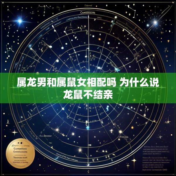 属龙男和属鼠女相配吗 为什么说龙鼠不结亲