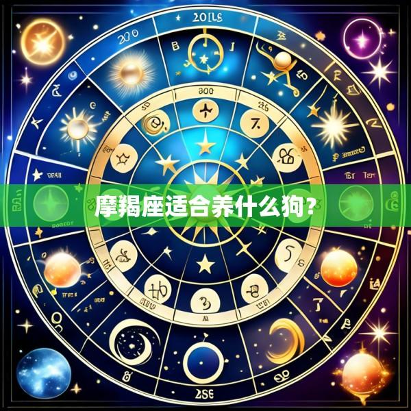 摩羯座适合养什么狗？
