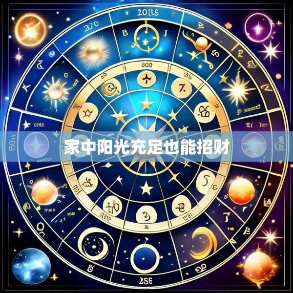 家中阳光充足也能招财