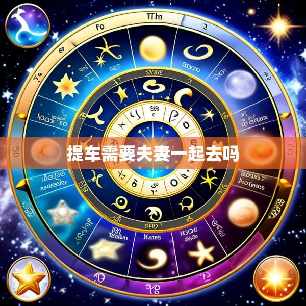 提车需要夫妻一起去吗