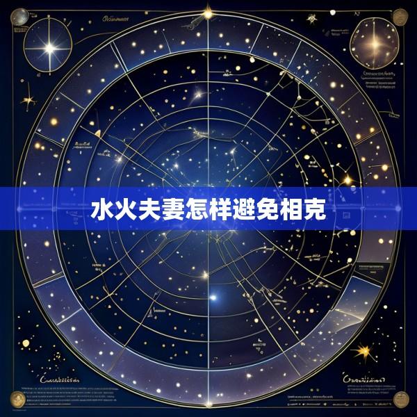 水火夫妻怎样避免相克