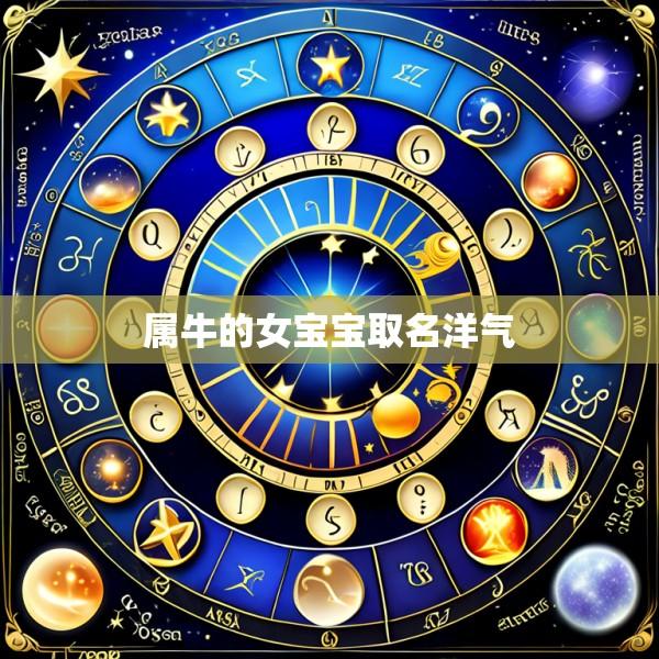 属牛的女宝宝取名洋气