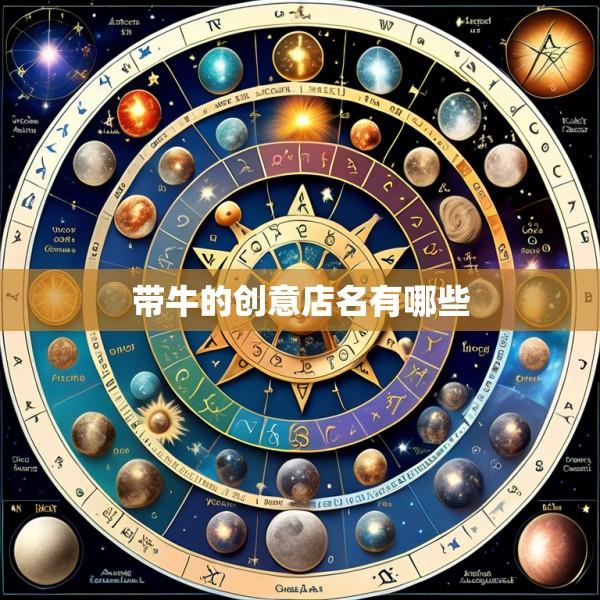 带牛的创意店名有哪些