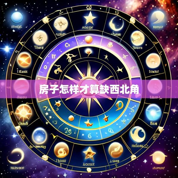 房子怎样才算缺西北角