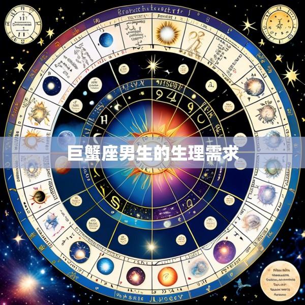 巨蟹座男生的生理需求