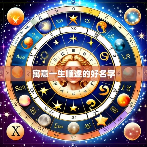 寓意一生顺遂的好名字