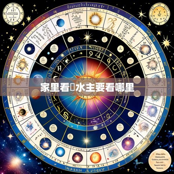 家里看風水主要看哪里