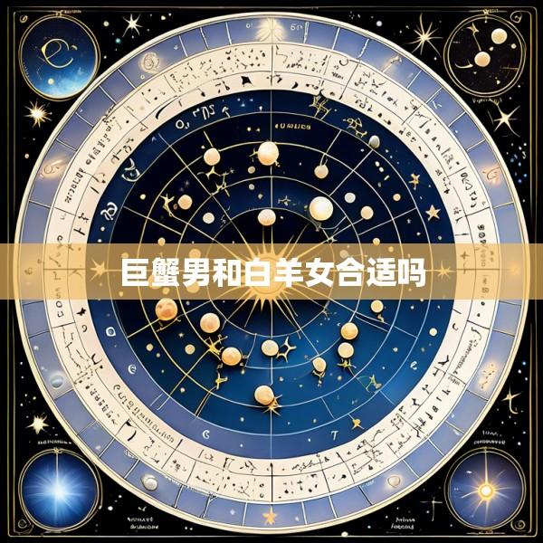 巨蟹男和白羊女合适吗