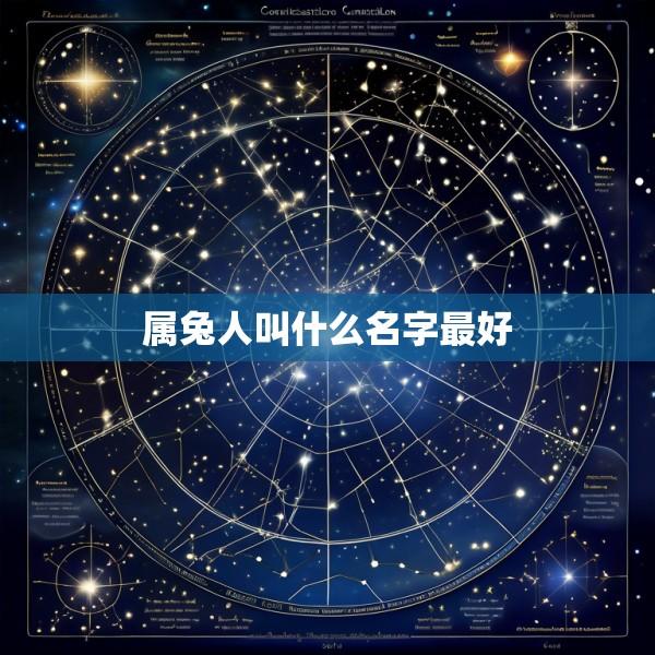 属兔人叫什么名字最好