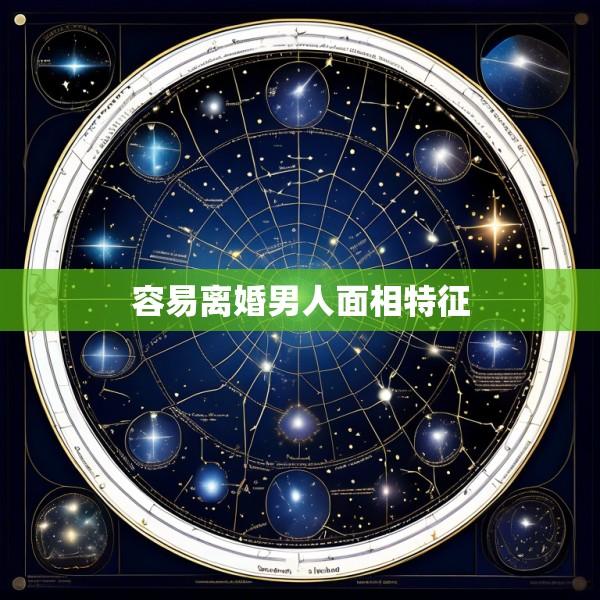容易离婚男人面相特征