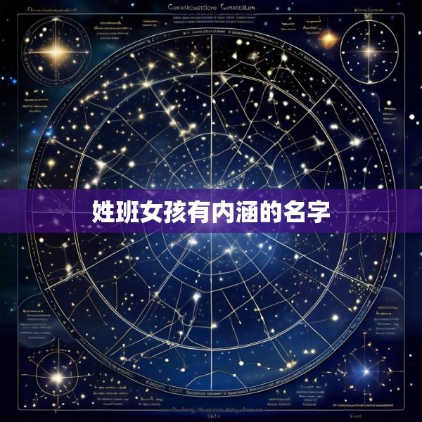 姓班女孩有内涵的名字