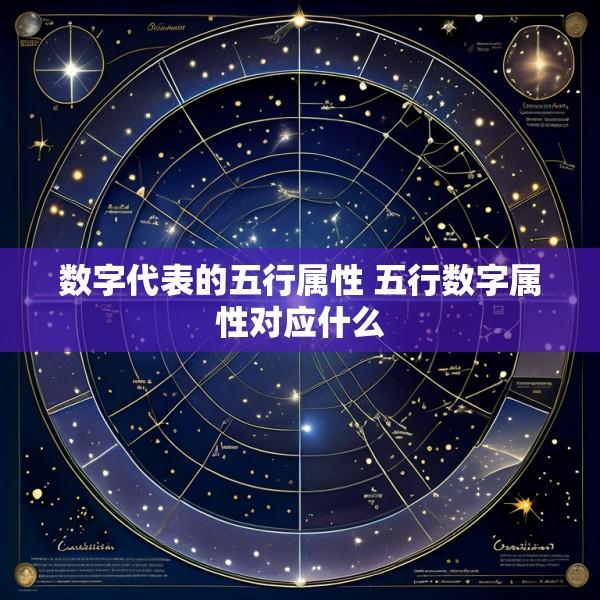 数字代表的五行属性 五行数字属性对应什么