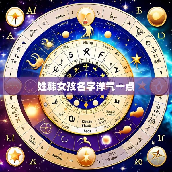 姓韩女孩名字洋气一点