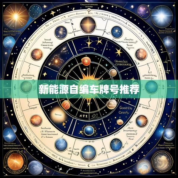 新能源自编车牌号推荐