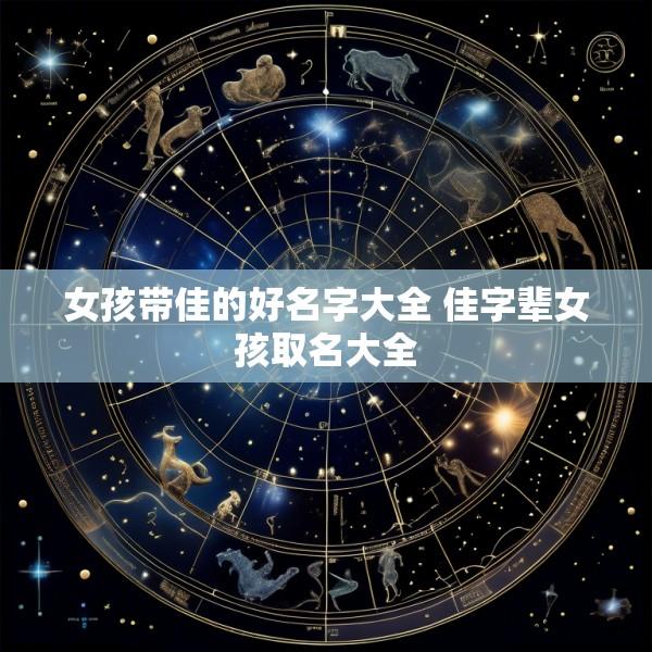 女孩带佳的好名字大全 佳字辈女孩取名大全