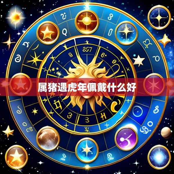 属猪遇虎年佩戴什么好