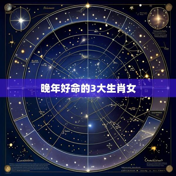 晚年好命的3大生肖女