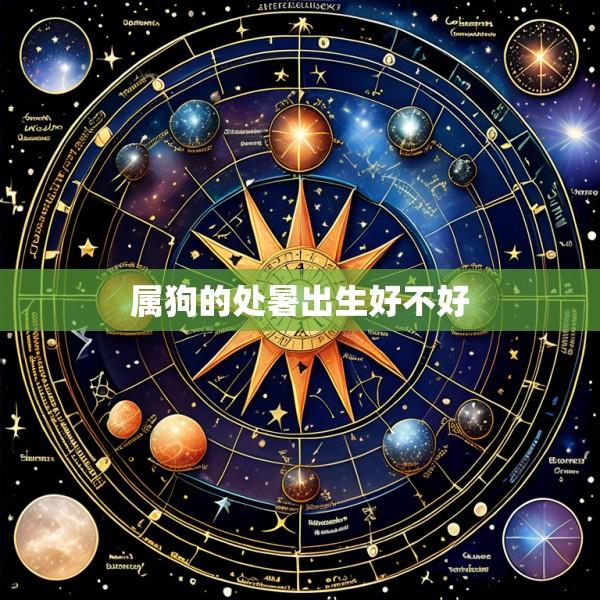 属狗的处暑出生好不好