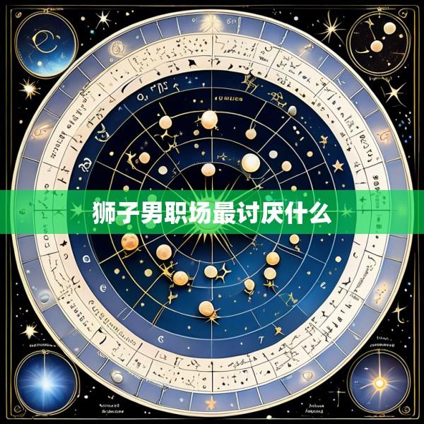 狮子男职场最讨厌什么