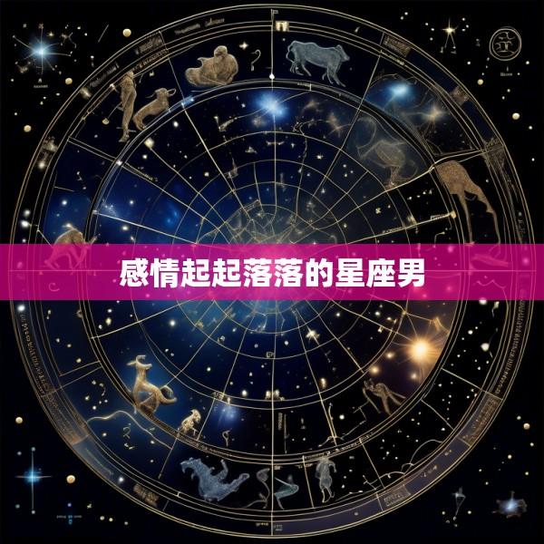 感情起起落落的星座男