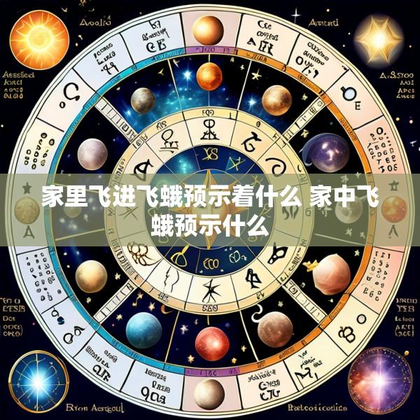 家里飞进飞蛾预示着什么 家中飞蛾预示什么