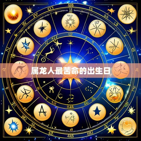 属龙人最苦命的出生日