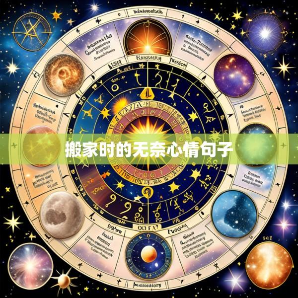 搬家时的无奈心情句子